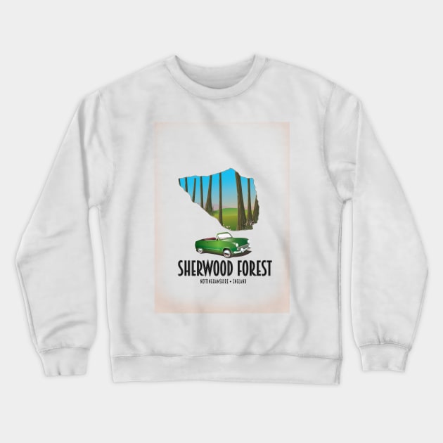 Sherwood Forest Nottinghamshire England Crewneck Sweatshirt by nickemporium1